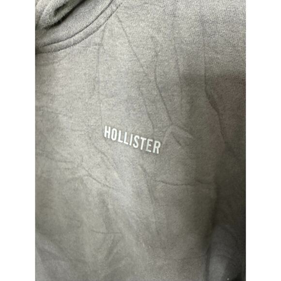 Hollister Relaxed Fit Blue Long Sleeve Hooded Sweatshirt Hoodie Men's Medium - Picture 4 of 7